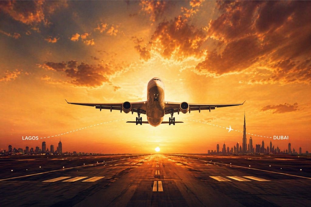 Lagos to Dubai international flight departure experience