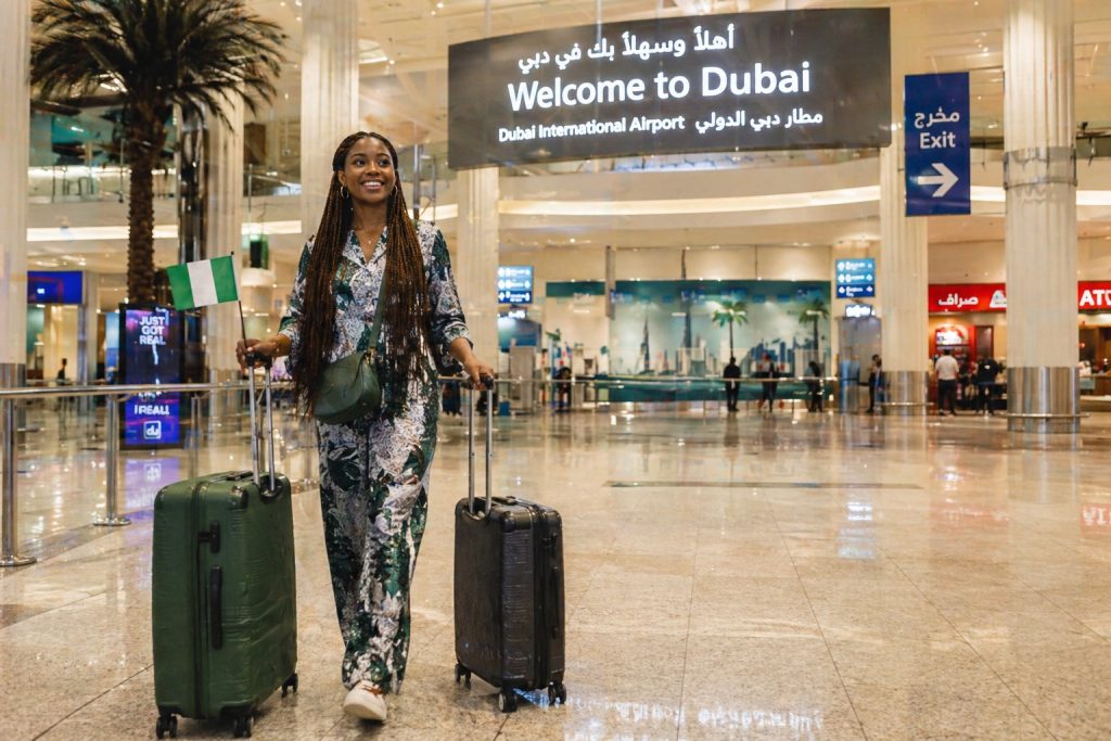 Best areas to stay in Dubai for Nigerians featuring Dubai skyline and Burj Khalifa