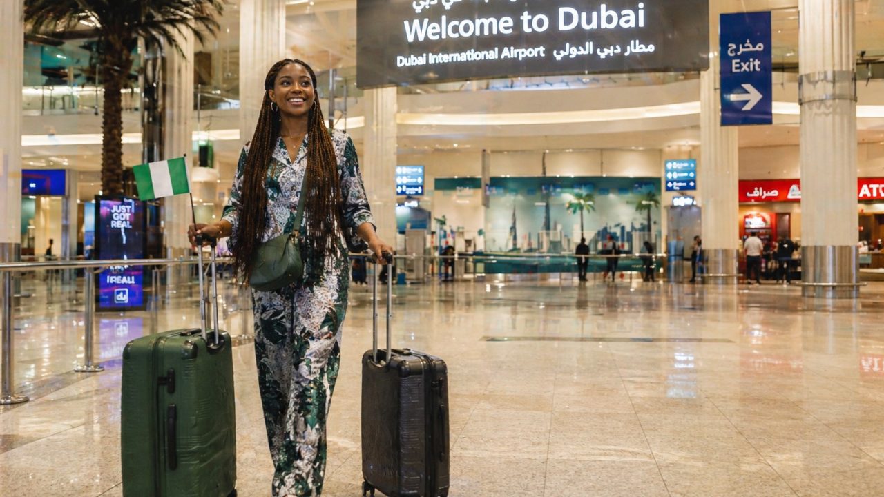 Best areas to stay in Dubai for Nigerians featuring Dubai skyline and Burj Khalifa